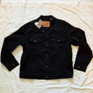 Levi’s Black Denim Stretch-Fit Jacket (Brand New w/Tags)